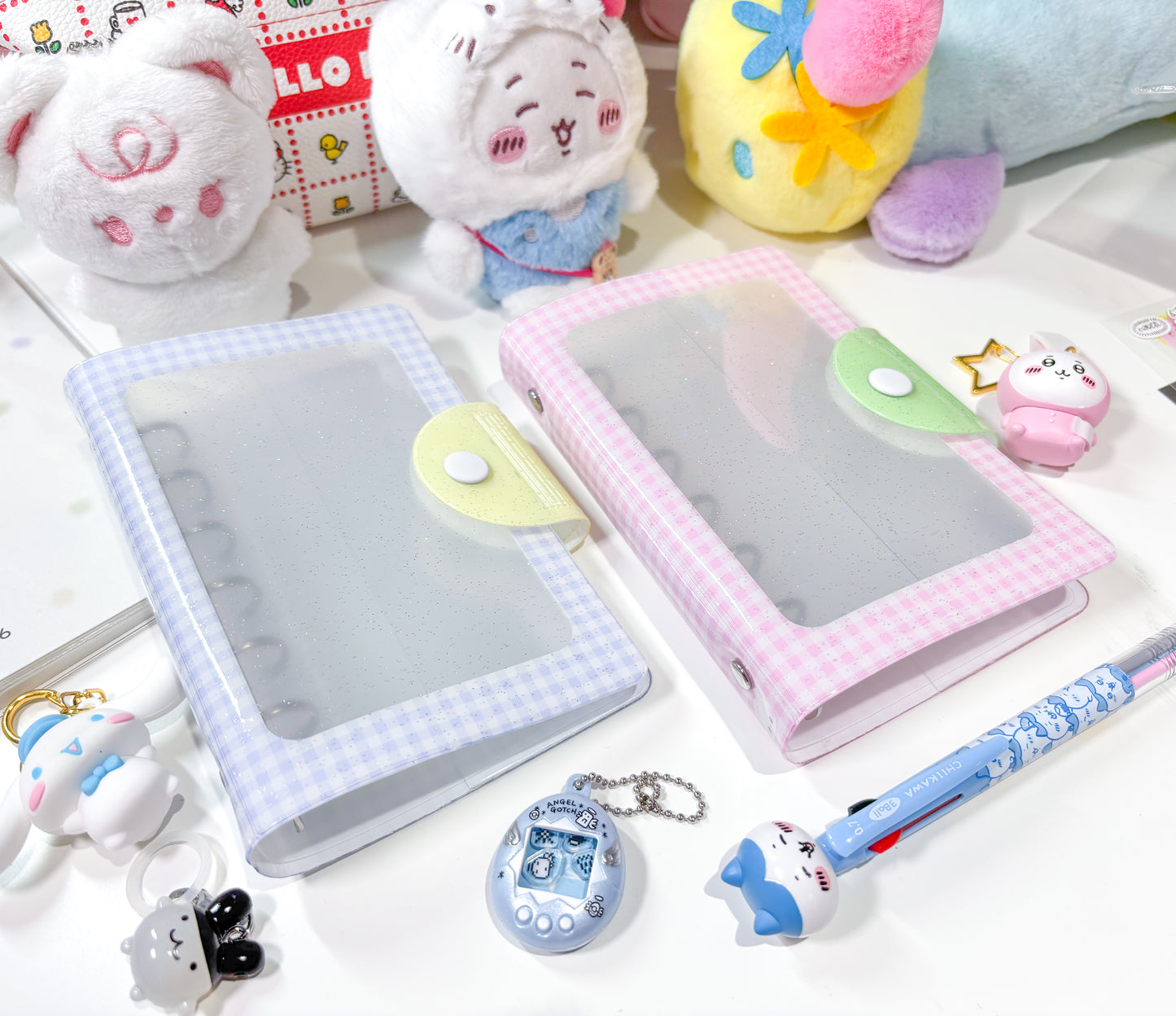 [Borah Studio] A7 Cozy Plaid Glitter Diary (2 Options)