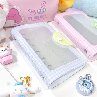 [Borah Studio] A7 Cozy Plaid Glitter Diary (2 Options)