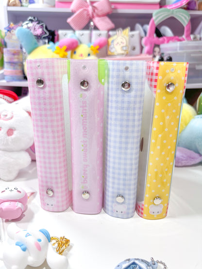 [Borah Studio] A7 Cozy Plaid Glitter Diary (2 Options)