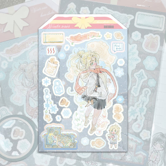 [Huae Art] Merry Winter Sticker Sheet