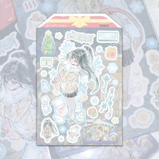 [Huae Art] Happy Winter Sticker Sheet