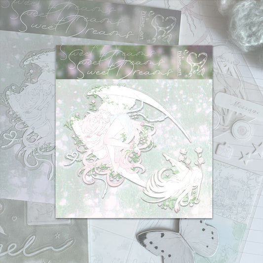 [Huae Art] Sweet Dreams Die Cut Sticker Set