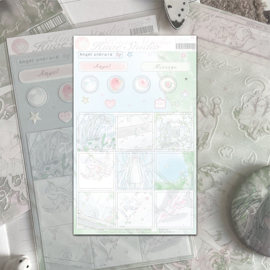[Huae Art] Angel Android Sticker Sheet
