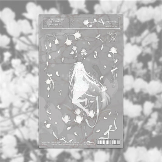 [Huae Art] The Falling Magnolia Blossoms Sticker Sheet