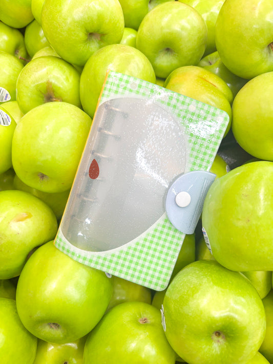 [Borah Studio] A7 Green Apple Glitter Diary