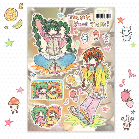 [Amustew] To. My, Your Twin Anywhere Sticker Sheet