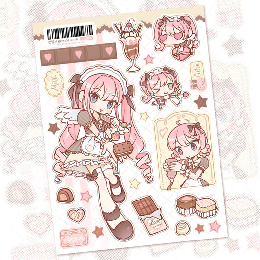 [Tetrapod] Angel Chocolatier Sticker Sheet