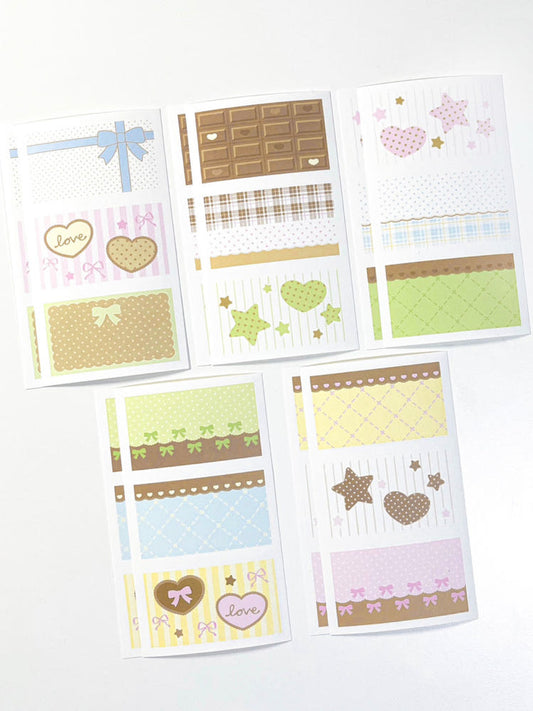 [Moii Ttoi] Chocolate Love Memo Sticker Set