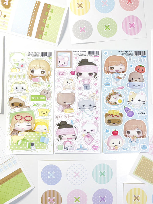 [Moii Ttoi] I Like Home Sticker Sheet (3 Options)