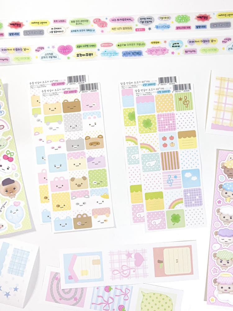 [Moii Ttoi] Monthly Sticker Set (2 Options)