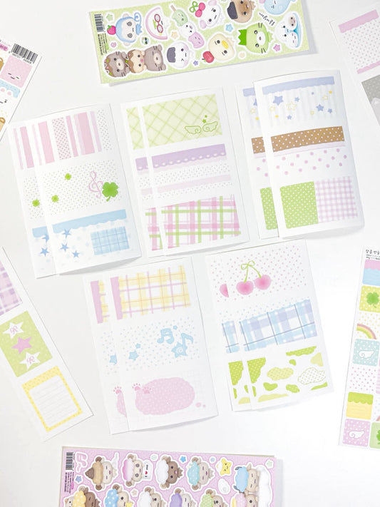 [Moii Ttoi] White Memo Sticker Set