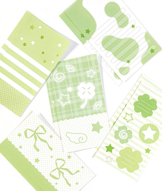 [Moii Ttoi] Lucky Matcha Memo Sticker Set