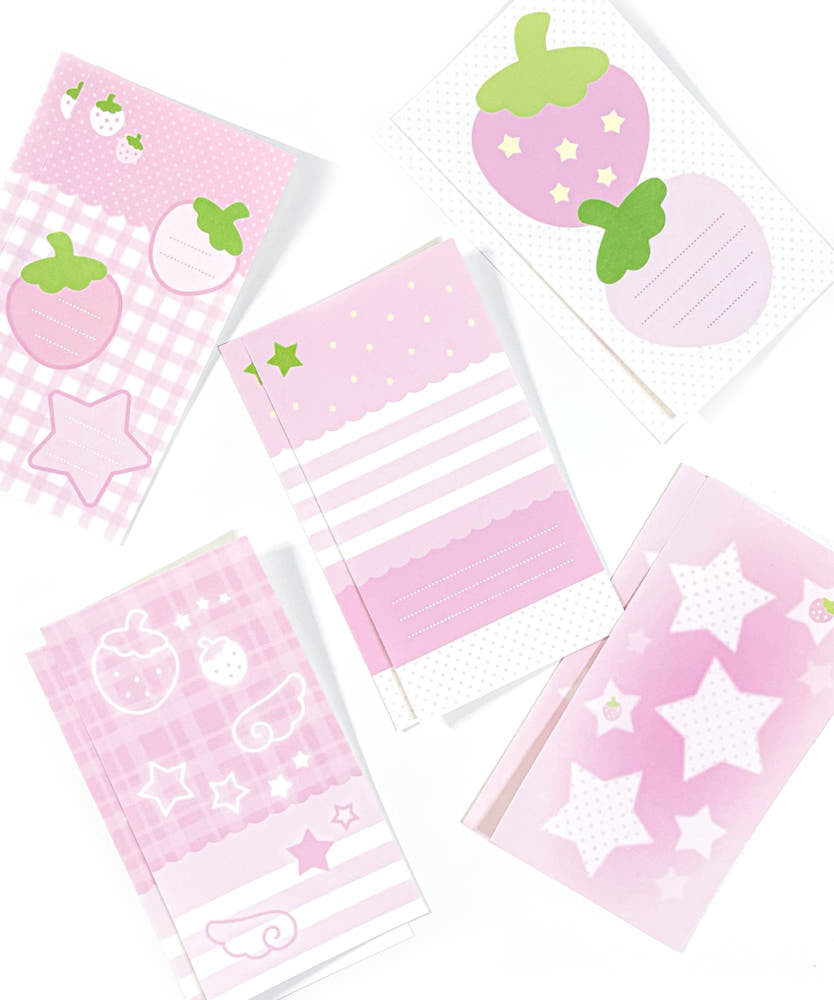 [Moii Ttoi] Strawberry Memo Sticker Set