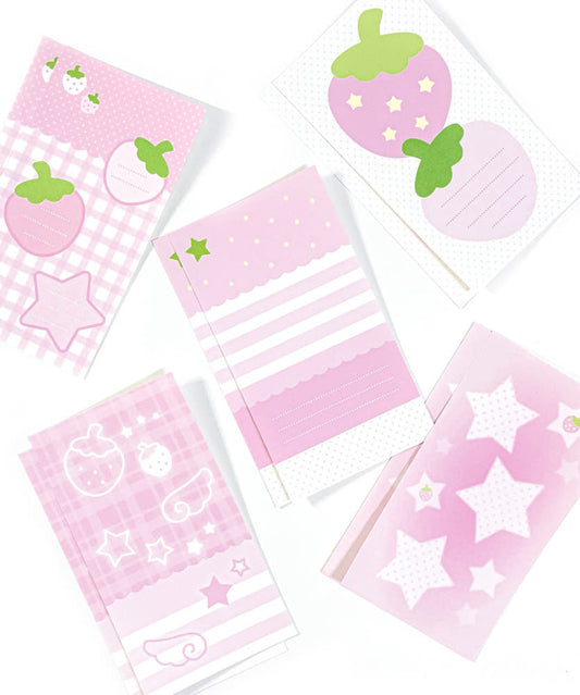 [Moii Ttoi] Strawberry Memo Sticker Set