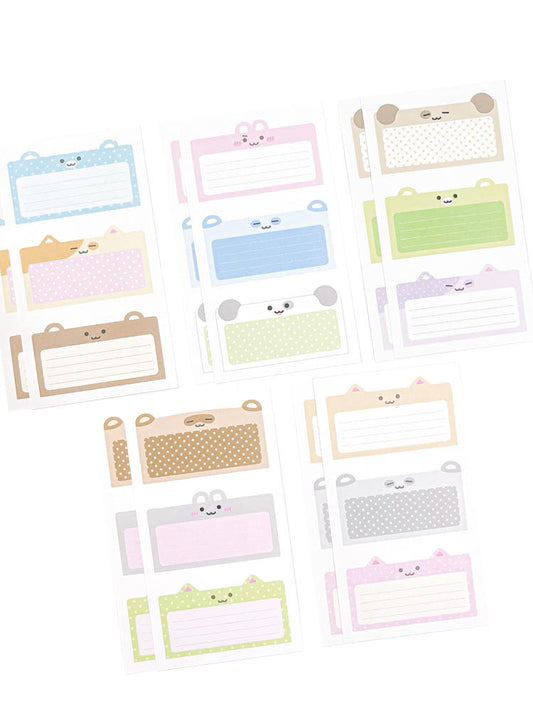 [Moii Ttoi] Animal Memo Sticker Set