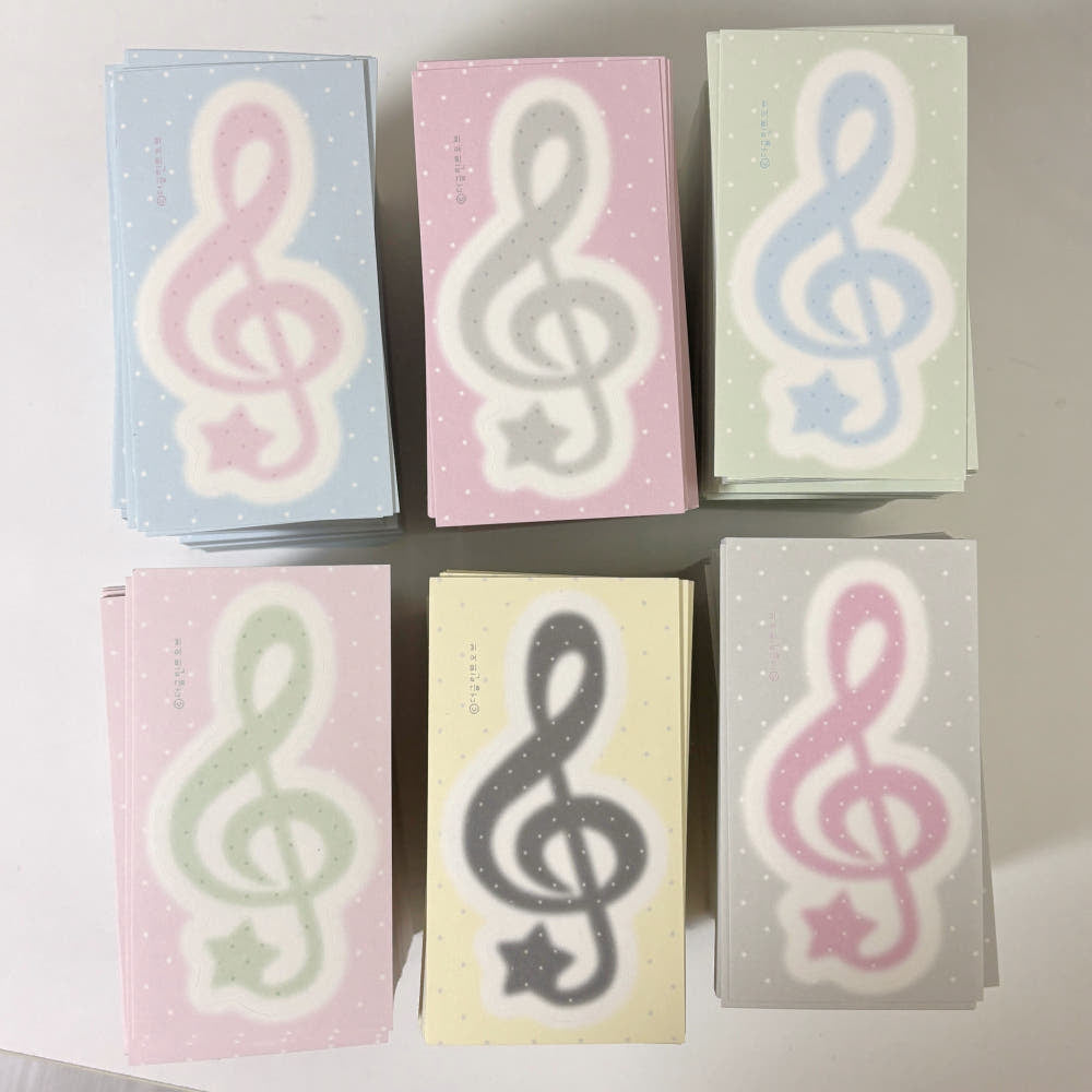 [The Glint Of] Treble Clef Memo Sticker Pack