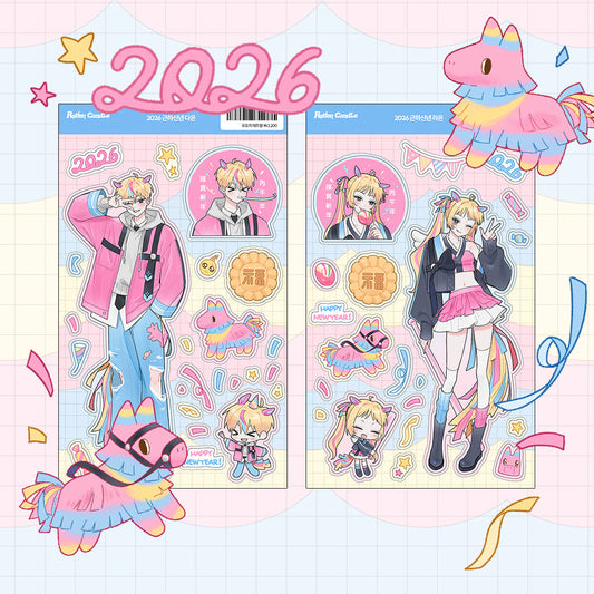 [Rotten Candle] 2026 Series Sticker Sheet (2 Options)
