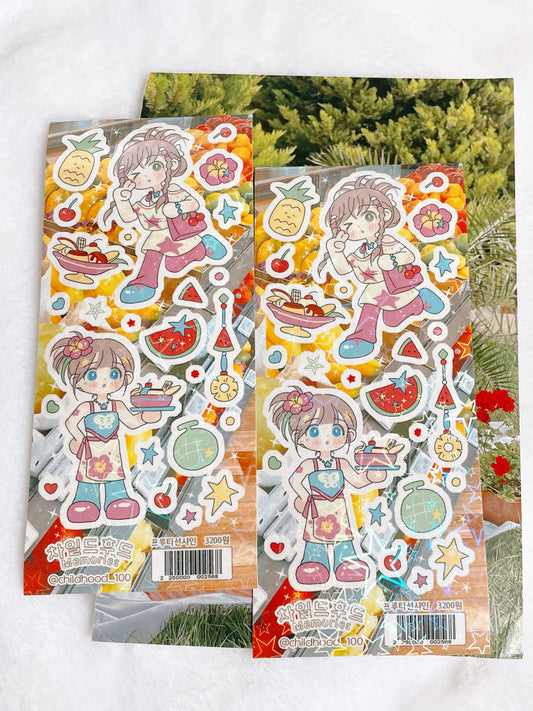 [Childhood Memories] Fruity Sunshine Day Sticker