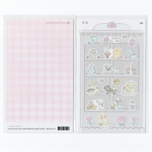 [Seok Sae Nal] Countryside Tea House Sticker Sheet