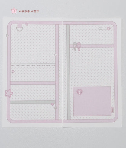[Seorikkoch] Dakku Tailor Memo Sticker Set (2 Options)