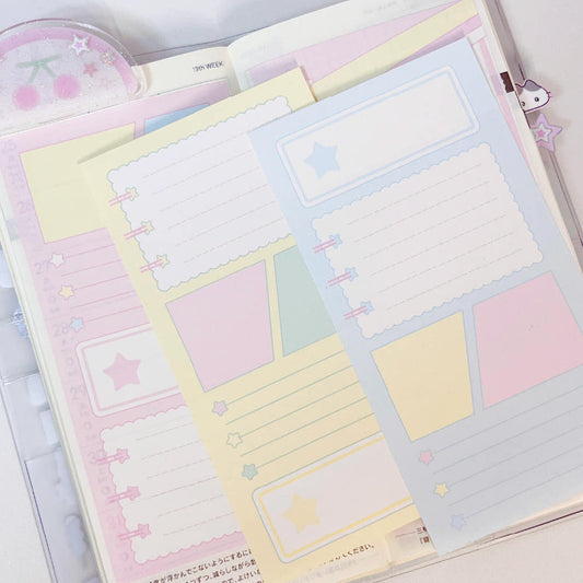 [Seorikkoch] Retro Star Memo Sticker Set