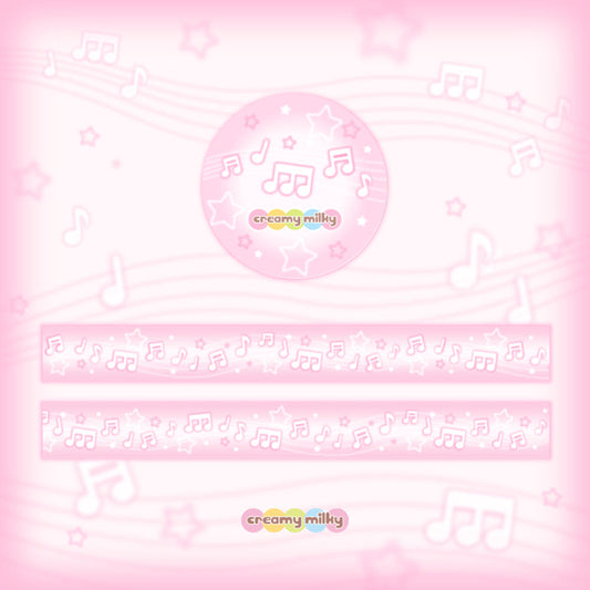 [Creamy Milky] Music Milky Way Washi Tape