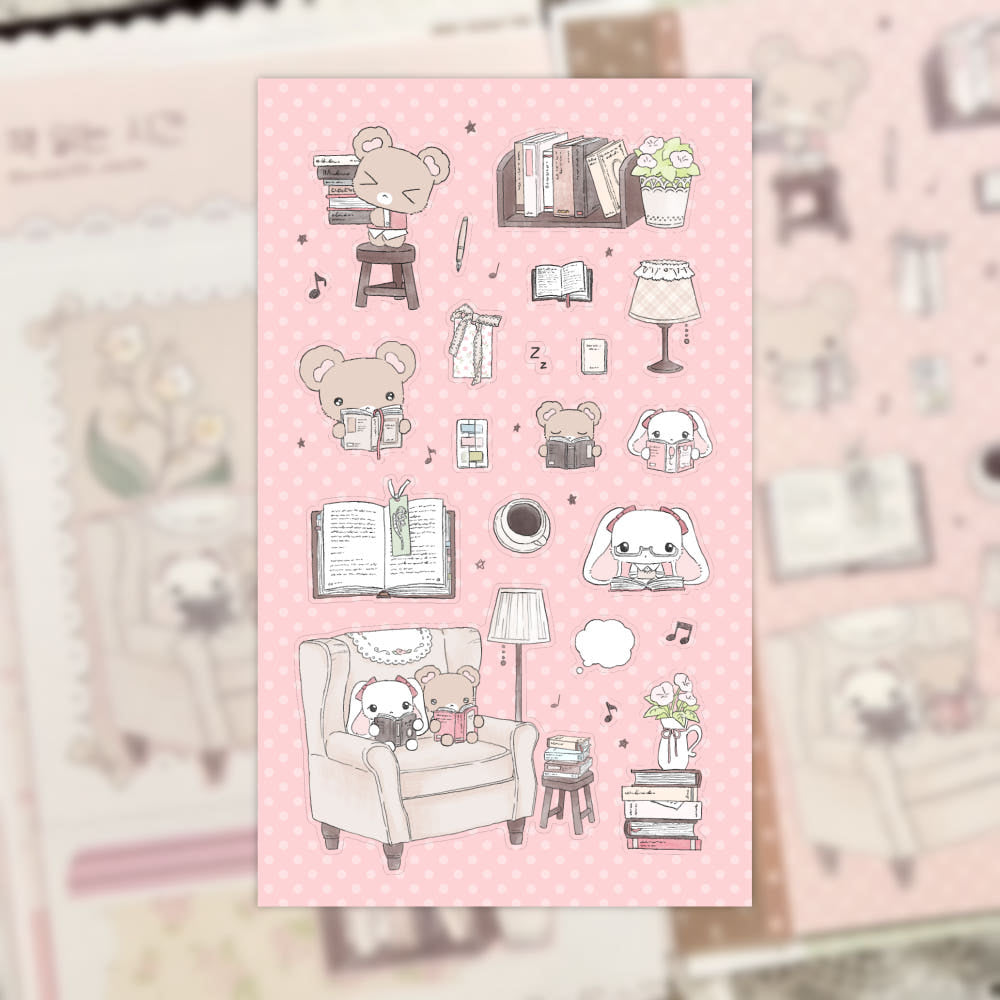 [Sweetlili] Reading Time Sticker Sheet