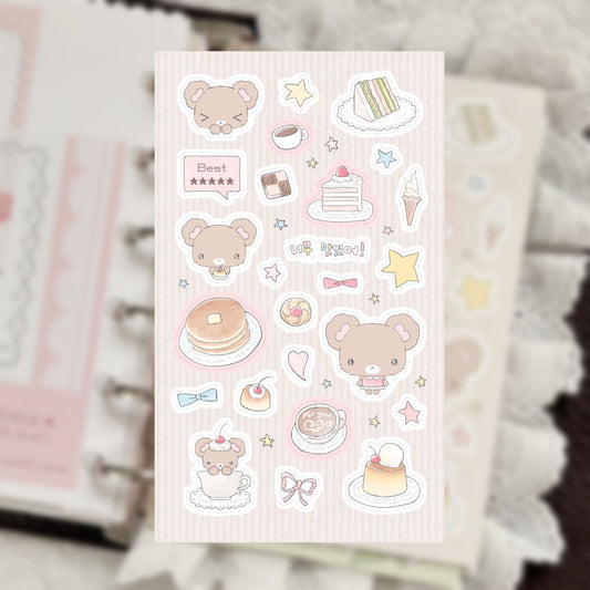 [Sweetlili] Favorite Café Menu Sticker Sheet