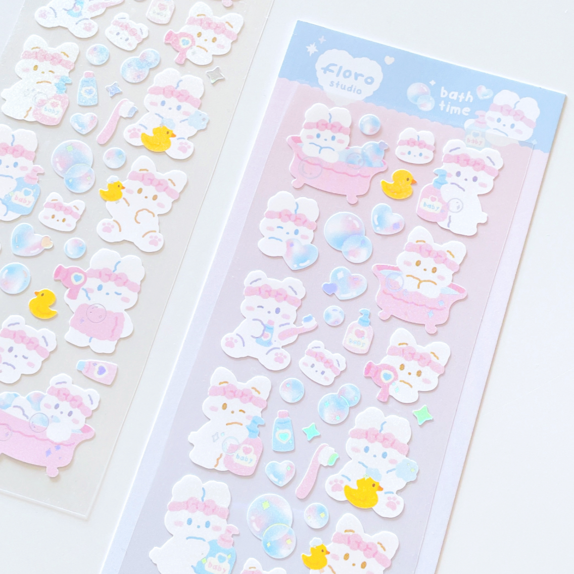 [Floro Studio] Bath Time Deco Sticker