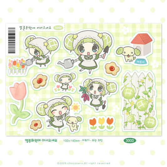 [Chocomero] Welcome to Melon Academy Sticker Sheet