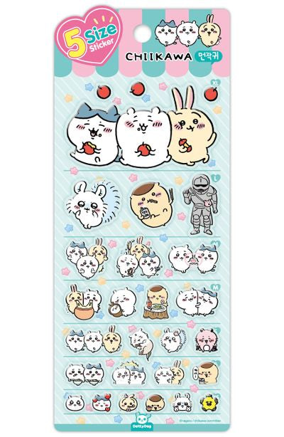 [Chiikawa] 5 Size Sticker Sheet (4 styles)