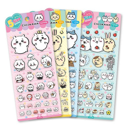 [Chiikawa] 5 Size Sticker Sheet (4 styles)