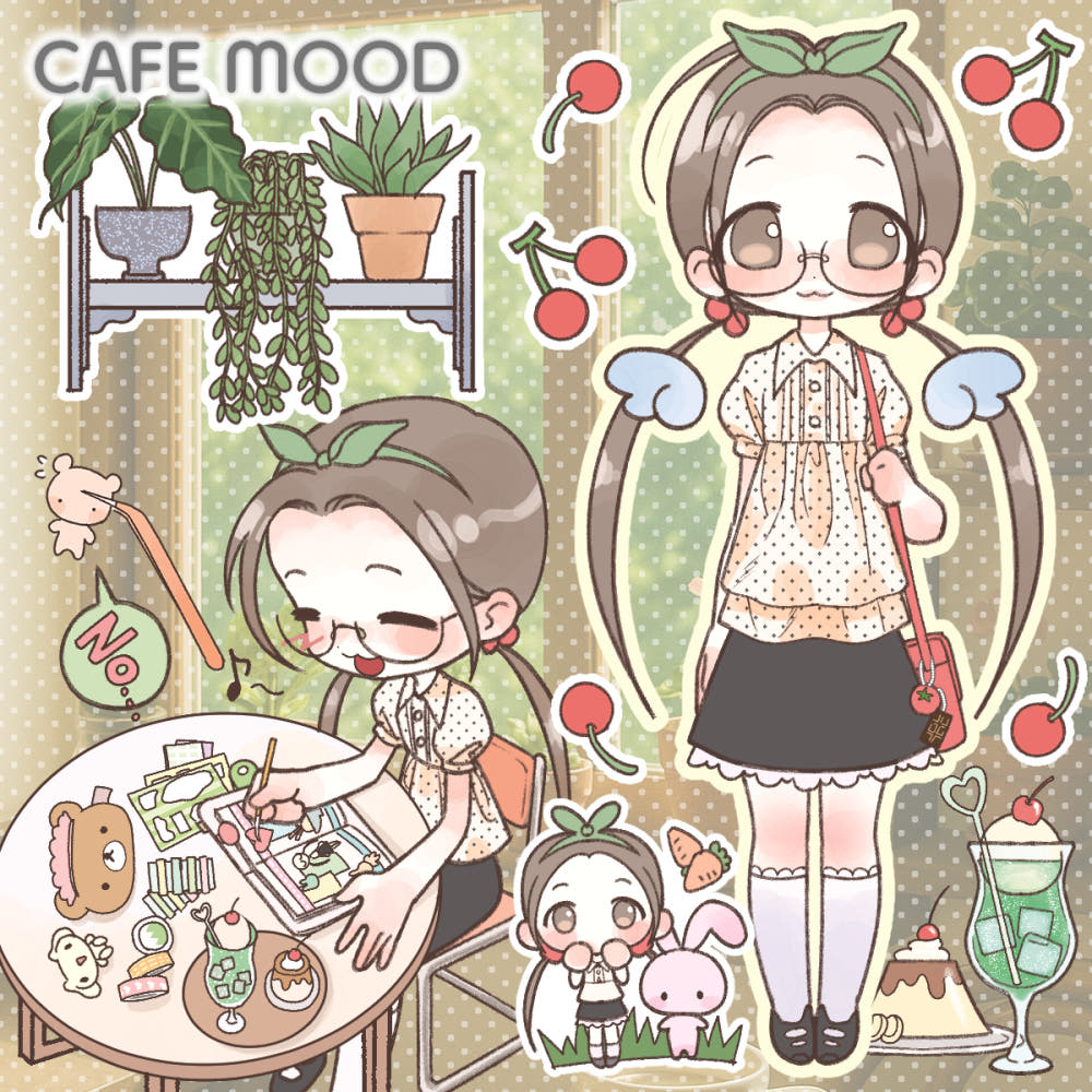 [Heez] Cafe Mood Sticker Sheet