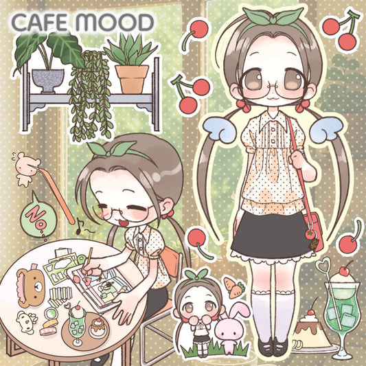 [Heez] Cafe Mood Sticker Sheet