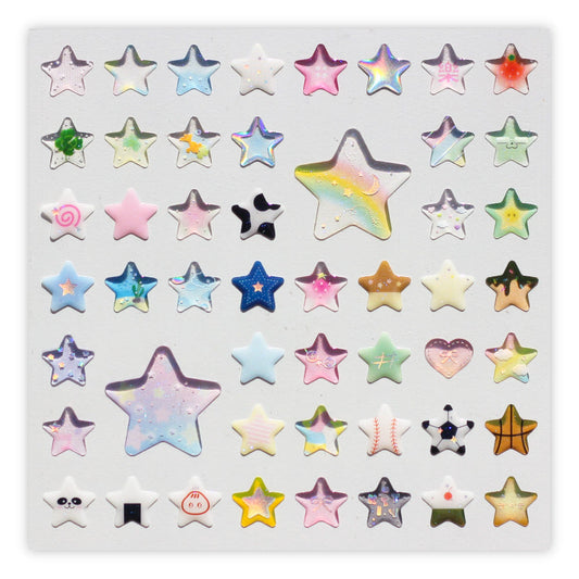 [A Scoop of P x Love Crescent] Star Star Encyclopedia Sticker Sheet