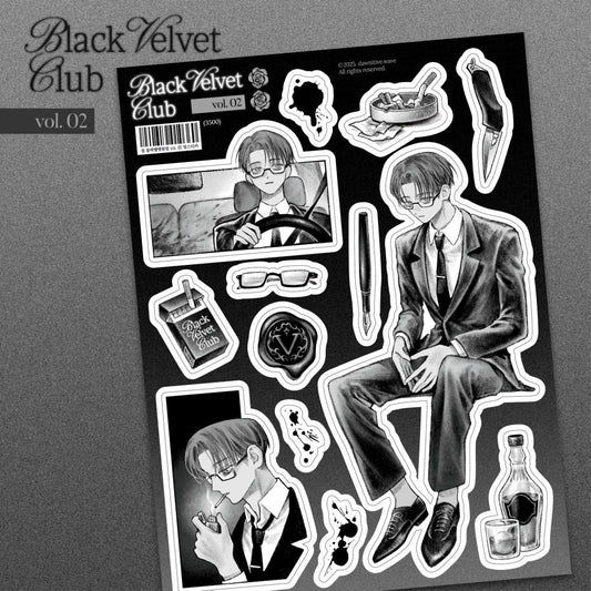 [Gyeol] Black Velvet Club Vol. 02 Sticker Sheet