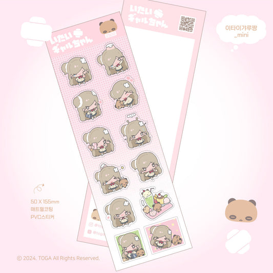 [Toga] Mini Gyaru Girl Deco Sticker Sheet