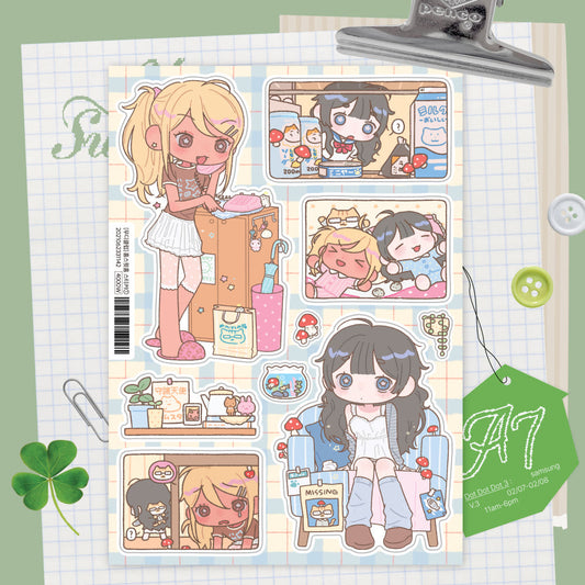 [Moody Club] Home Sweet Home Ver 1 Sticker Sheet