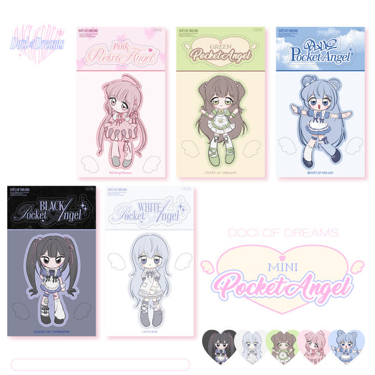 [Doci of Dreams] Mini Pocket Angel Sticker Sheet [5 Options]