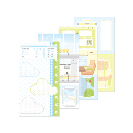 [Atoz Club] Long Vacation Memo Sticker Set