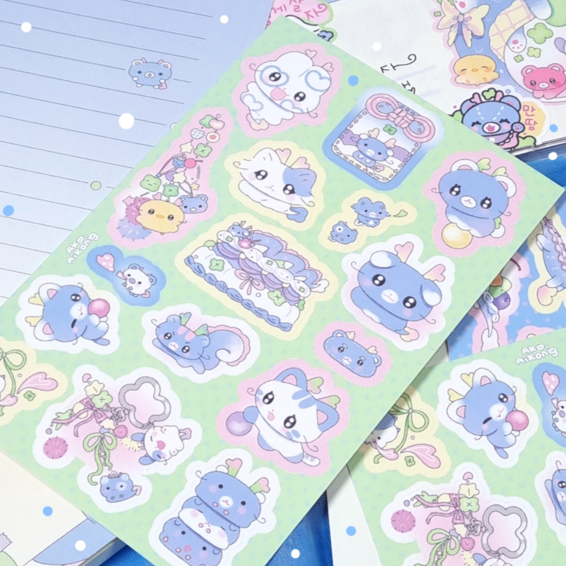 [Ako, Aikong] Everyone Yong Yong Deco Sticker Sheet – It's Deco Day