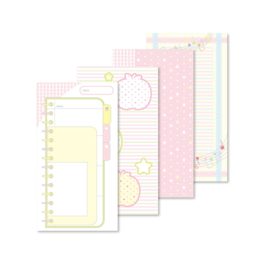 [Atoz Club] Long Pink Memo Sticker Set