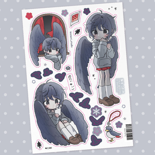 [Moseori Studio] Migrating Bird Sticker Sheet