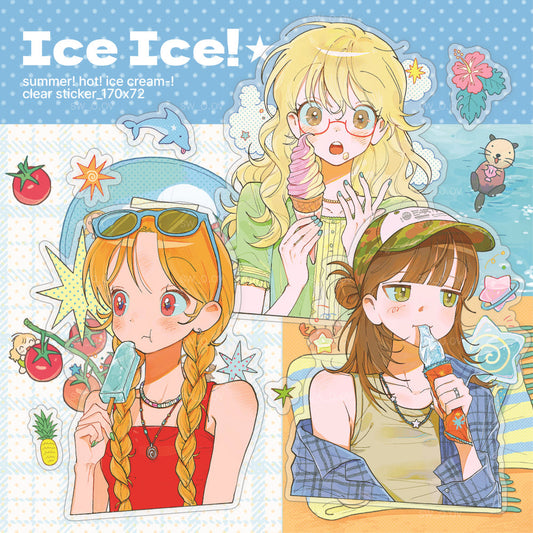 [Sw_o.ov] Ice Ice! Clear Sticker Sheet