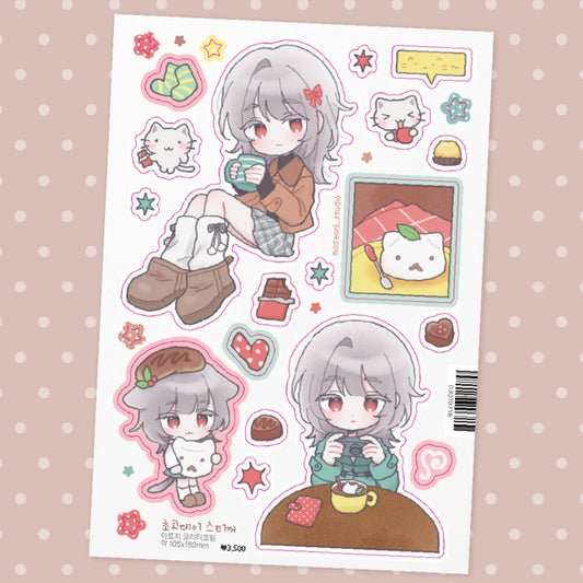 [Moseori Studio] Choco Day Sticker Sheet