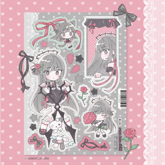 [Moseori Studio] Rose Love Sticker Sheet