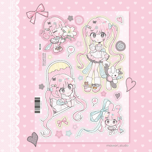 [Moseori Studio] Lily Love Sticker Sheet