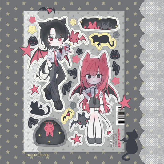 [Moseori Studio] Devil Bat Sticker Sheet