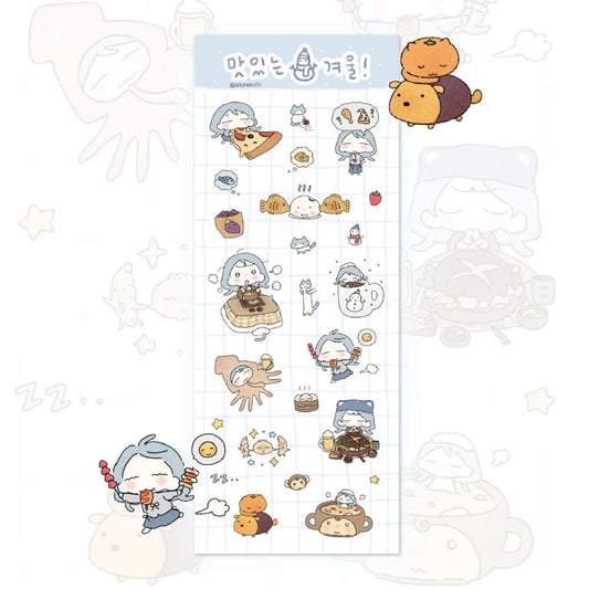 [Zzpencil] Tasty Winter Sticker Sheet