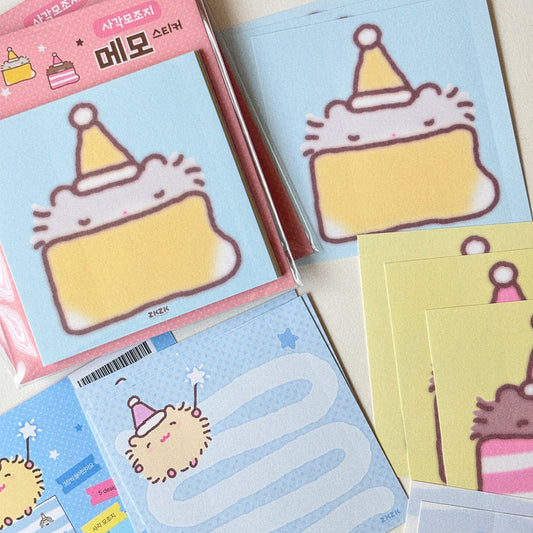 [Zkzk Studio] Square Memo Sticker Set